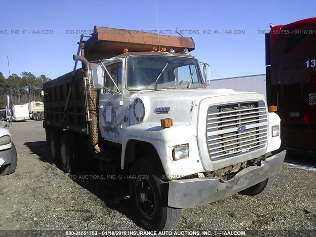 1FDYU82A5LVA37379 - 1990 FORD L-SERIES LT8000F WHITE photo 1