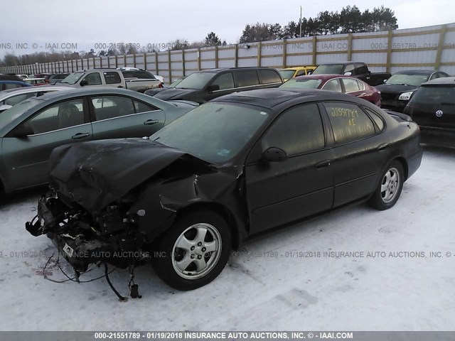 1FAFP55U34A206661 - 2004 FORD TAURUS SES BLACK photo 2