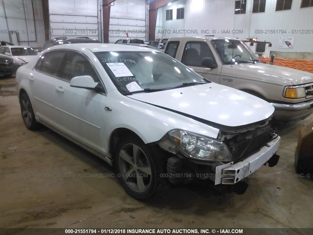 1G1ZC5EU1BF178371 - 2011 CHEVROLET MALIBU 1LT WHITE photo 1