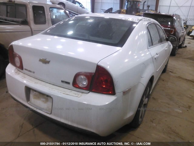 1G1ZC5EU1BF178371 - 2011 CHEVROLET MALIBU 1LT WHITE photo 4