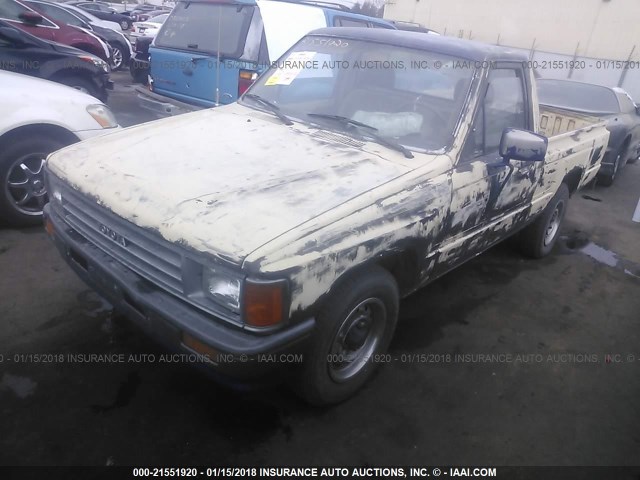 JT4RN50R6H0223594 - 1987 TOYOTA PICKUP 1/2 TON RN50 CREAM photo 2