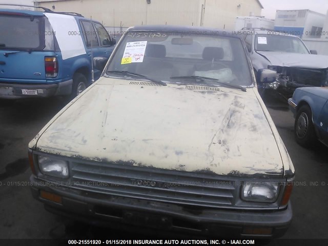 JT4RN50R6H0223594 - 1987 TOYOTA PICKUP 1/2 TON RN50 CREAM photo 6