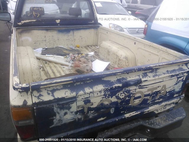 JT4RN50R6H0223594 - 1987 TOYOTA PICKUP 1/2 TON RN50 CREAM photo 8