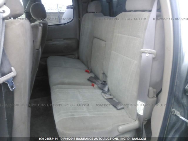 5TBBT44153S438100 - 2003 TOYOTA TUNDRA ACCESS CAB SR5 GRAY photo 8