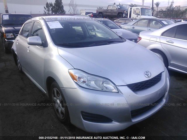 2T1KU40E79C186963 - 2009 TOYOTA COROLLA MATRIX  SILVER photo 1