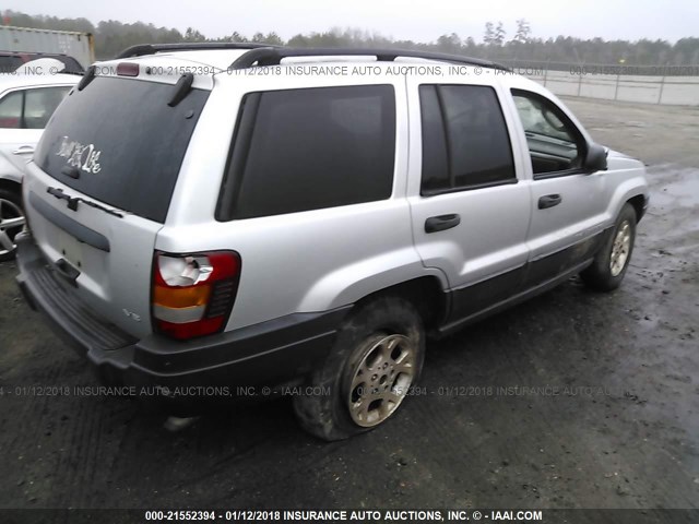 1J4GW48N43C513446 - 2003 JEEP GRAND CHEROKEE LAREDO SILVER photo 4