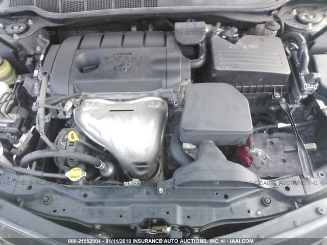 4T1BF3EK7BU646405 - 2011 TOYOTA CAMRY SE/LE/XLE შავი ფოტო 10