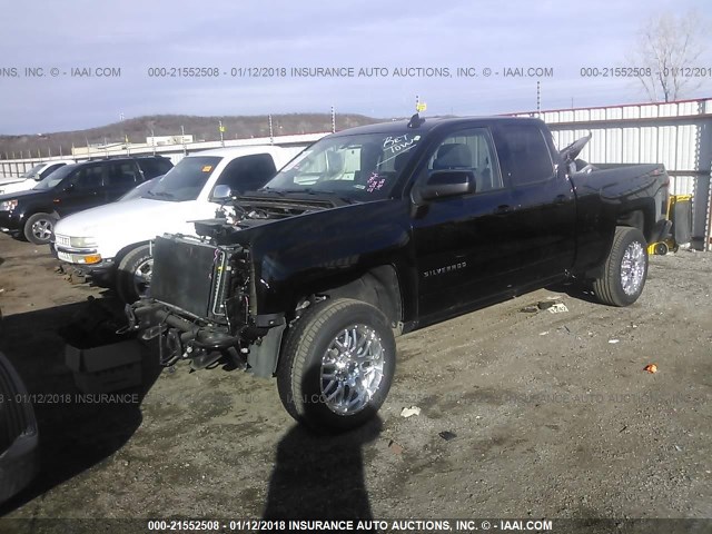 1GCVKREC6HZ224663 - 2017 CHEVROLET SILVERADO K1500 LT BLACK photo 2