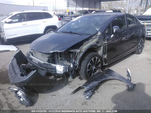 2HGFB6E56DH702970 - 2013 HONDA CIVIC SI GRAY photo 2