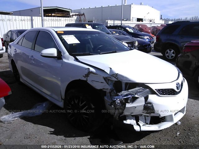 4T1BF1FK5DU231749 - 2013 TOYOTA CAMRY L/SE/LE/XLE WHITE photo 1