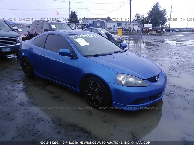 JH4DC53086S003869 - 2006 ACURA RSX TYPE-S BLUE photo 1