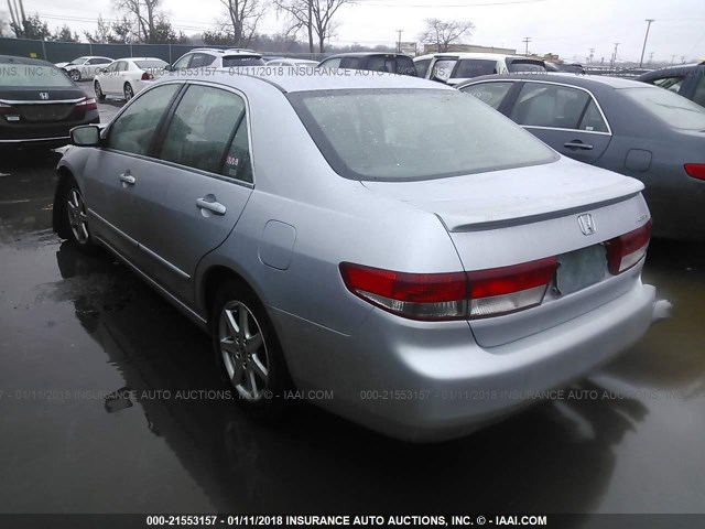 1HGCM66563A093470 - 2003 HONDA ACCORD EX SILVER photo 3