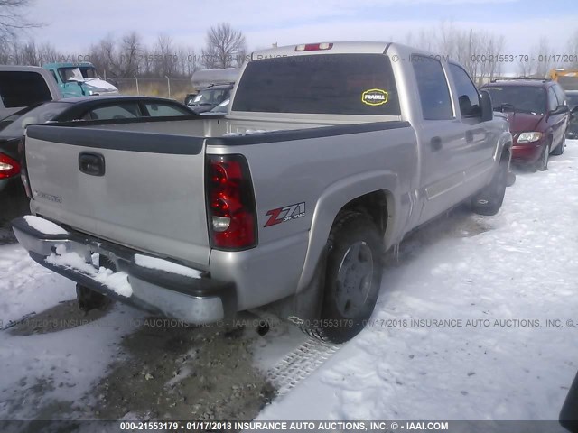 2GCEK13Z861330403 - 2006 CHEVROLET SILVERADO K1500 TAN photo 4