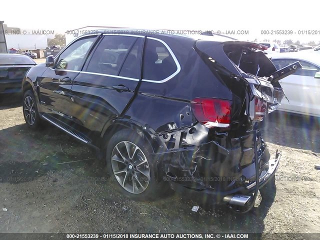 5UXKR2C33H0X07491 - 2017 BMW X5 SDRIVE35I BLACK photo 3