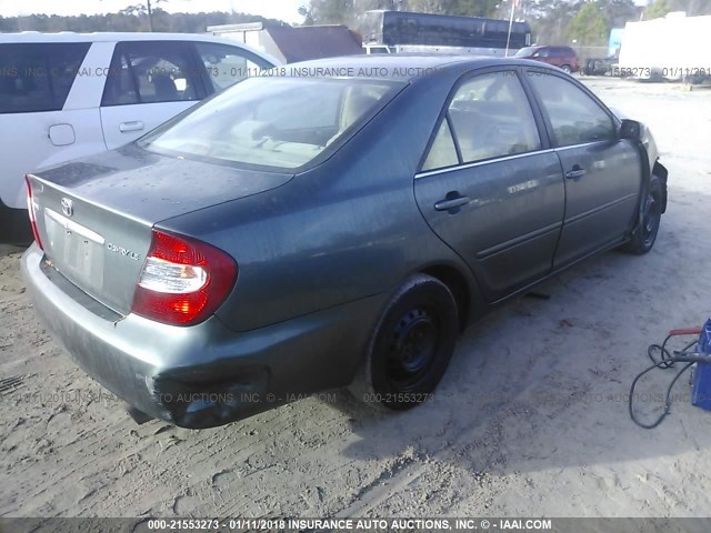4T1BE30K84U262971 - 2004 TOYOTA CAMRY LE/XLE/SE მწვანე ფოტო 4
