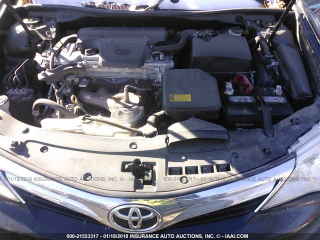 4T4BF1FK5CR248085 - 2012 TOYOTA CAMRY SE/LE/XLE BLACK photo 10