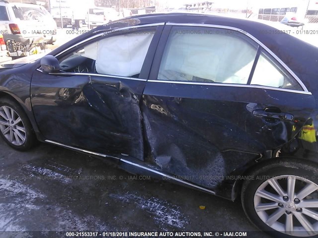 4T4BF1FK5CR248085 - 2012 TOYOTA CAMRY SE/LE/XLE BLACK photo 6