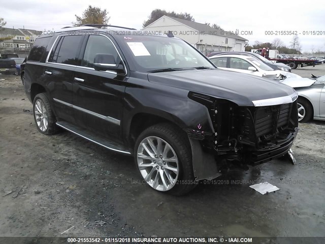 1GYS4BKJ4HR348514 - 2017 CADILLAC ESCALADE LUXURY أسود صورة 1