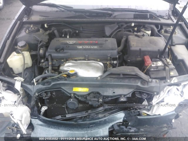 4T1BE32K33U781471 - 2003 TOYOTA CAMRY LE/XLE/SE GREEN photo 10