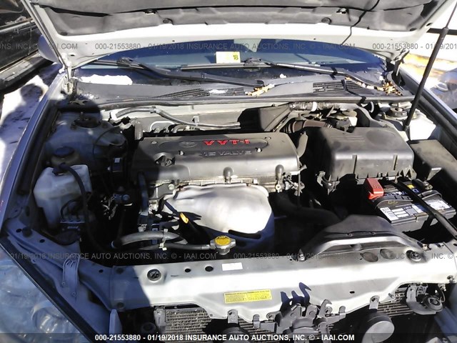 4T1BE30K26U729871 - 2006 TOYOTA CAMRY LE/XLE/SE SILVER photo 10