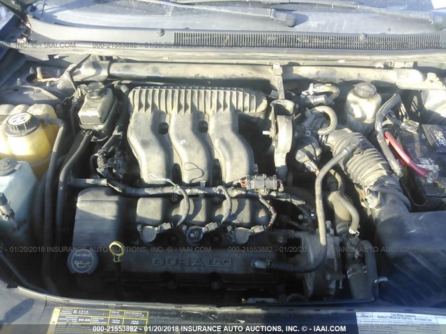 1FAFP25105G199056 - 2005 FORD FIVE HUNDRED LIMITED BLUE photo 10