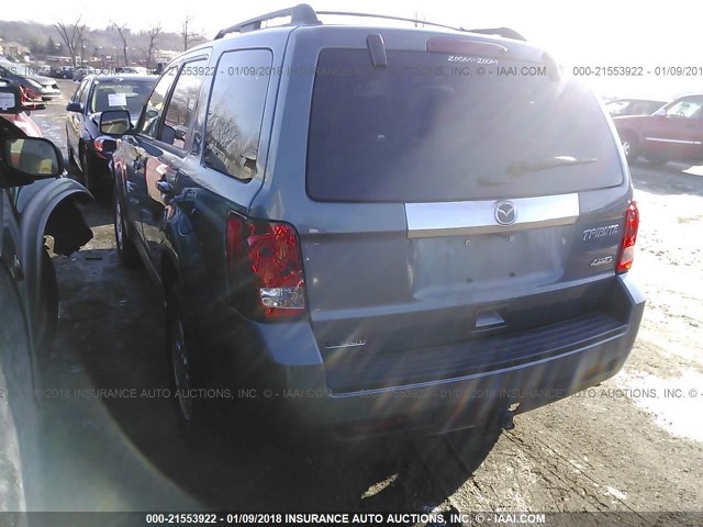 4F2CY9C70BKM05835 - 2011 MAZDA TRIBUTE I BLUE photo 3