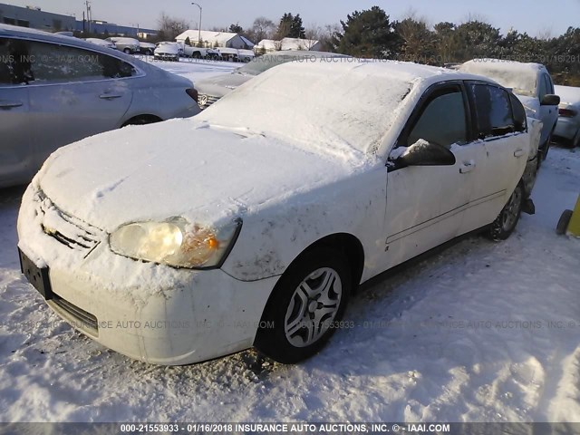 1G1ZS58FX7F235318 - 2007 CHEVROLET MALIBU LS თეთრი ფოტო 2