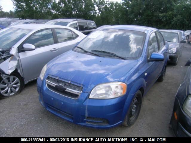 KL1TD566X8B184185 - 2008 CHEVROLET AVEO LS BLUE photo 2