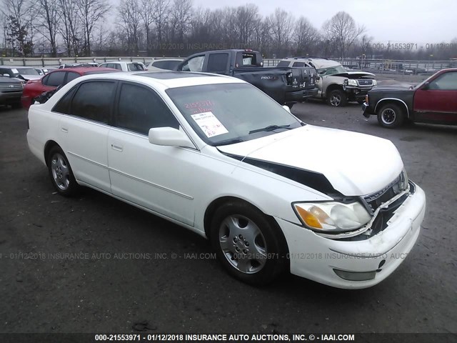 4T1BF28B43U311447 - 2003 TOYOTA AVALON XL/XLS WHITE photo 1