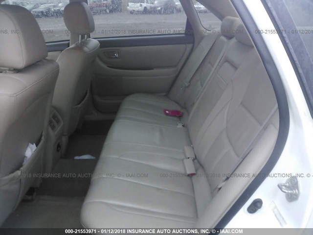 4T1BF28B43U311447 - 2003 TOYOTA AVALON XL/XLS WHITE photo 8