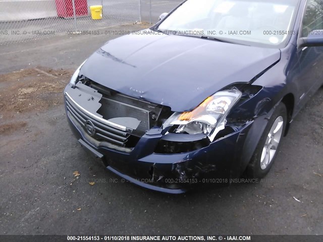 1N4CL21E69C189393 - 2009 NISSAN ALTIMA HYBRID BLUE photo 6