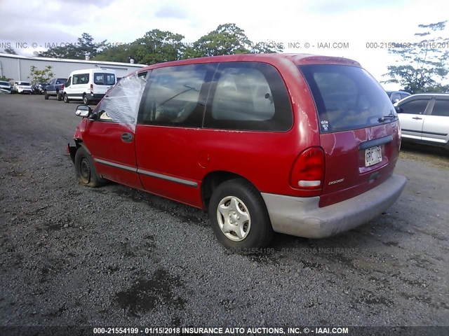 2B4FP25B9VR339409 - 1997 DODGE CARAVAN RED photo 3