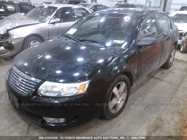 1G8AL58BX6Z148959 - 2006 SATURN ION LEVEL 3 BLACK photo 2