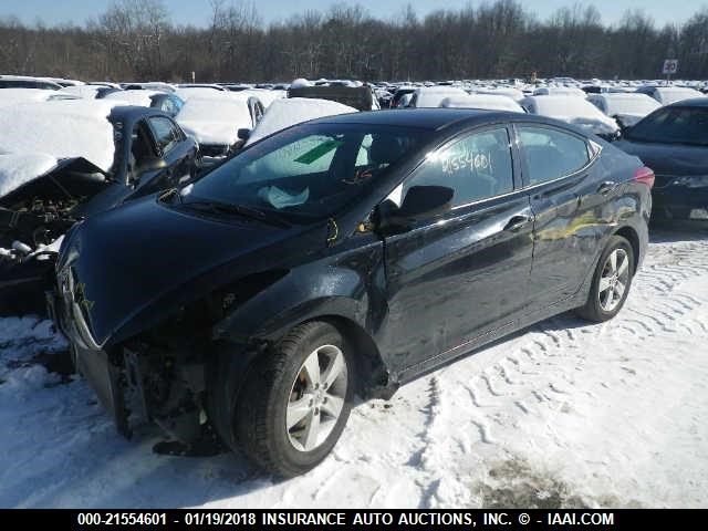 5NPDH4AE0DH272066 - 2013 HYUNDAI ELANTRA GLS/LIMITED BLACK photo 2