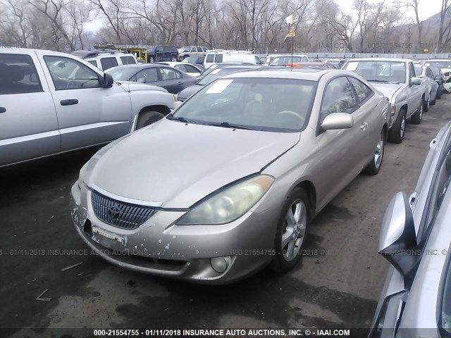 4T1CA30P04U015519 - 2004 TOYOTA CAMRY SOLARA SE/SLE ოქროსფერი ფოტო 2