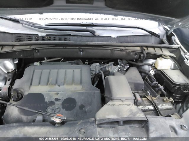 5TDKKRFH5GS501803 - 2016 TOYOTA HIGHLANDER XLE ნაცრისფერი ფოტო 10