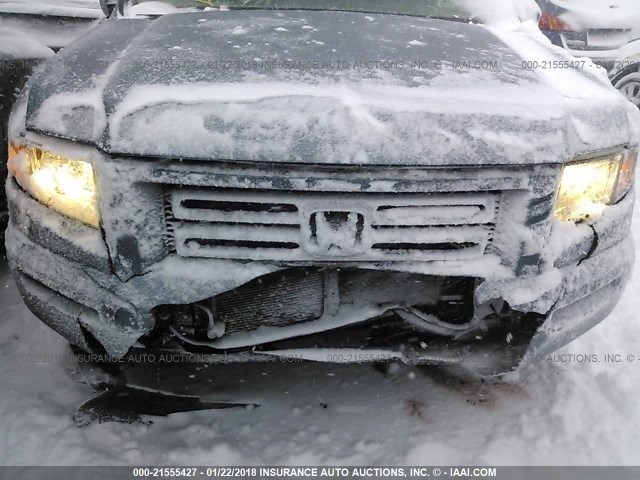 2HJYK16508H525827 - 2008 HONDA RIDGELINE RTL BLUE photo 6