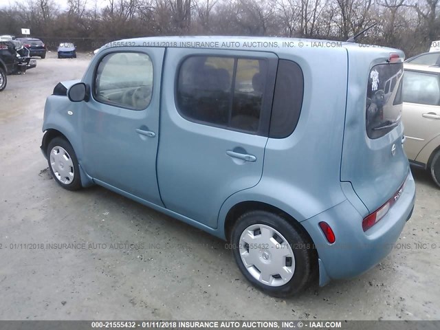 JN8AZ2KRXAT170565 - 2010 NISSAN CUBE S/SL/KROM Light Blue photo 3