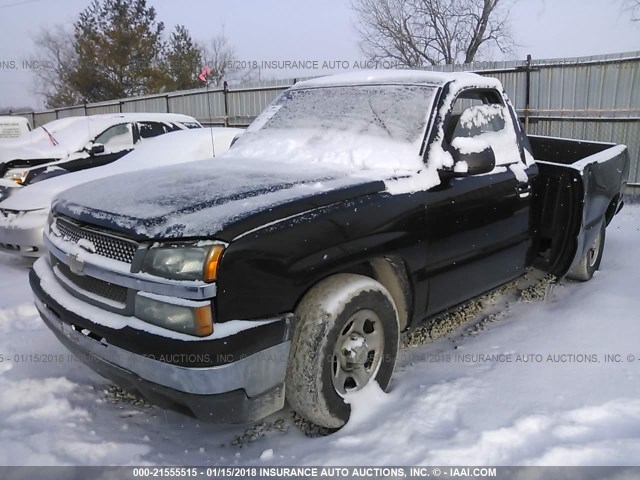 1GCEC14Z94Z319250 - 2004 CHEVROLET SILVERADO C1500 GREEN photo 2