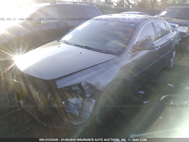 1G1ZB5E16BF104744 - 2011 CHEVROLET MALIBU LS 灰色 照片 2