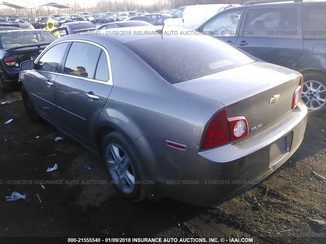 1G1ZB5E16BF104744 - 2011 CHEVROLET MALIBU LS 灰色 照片 3