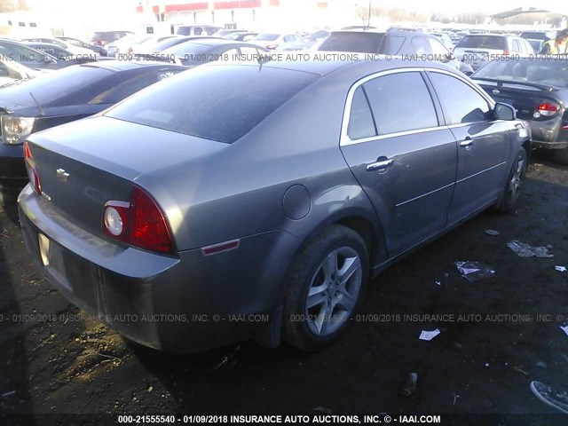 1G1ZB5E16BF104744 - 2011 CHEVROLET MALIBU LS 灰色 照片 4