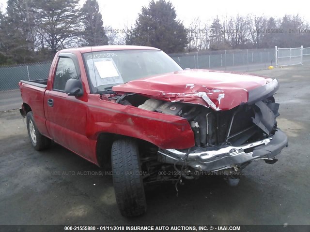 1GCEC14X67Z176972 - 2007 CHEVROLET SILVERADO C1500 CLASSIC RED photo 1