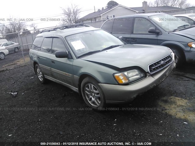 4S3BH675937617947 - 2003 SUBARU LEGACY OUTBACK AWP GREEN photo 1