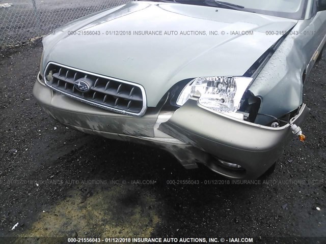 4S3BH675937617947 - 2003 SUBARU LEGACY OUTBACK AWP 绿色 照片 6