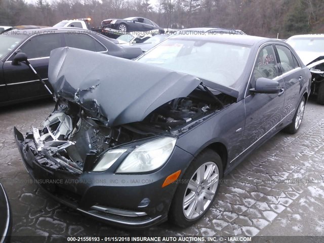 WDDHF8JB3CA566867 - 2012 MERCEDES-BENZ E 350 4MATIC GRAY photo 2