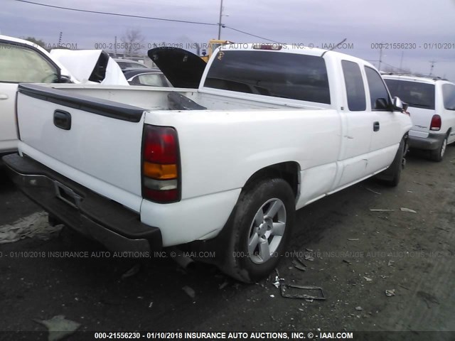 2GCEC19V111401841 - 2001 CHEVROLET SILVERADO C1500 WHITE photo 4