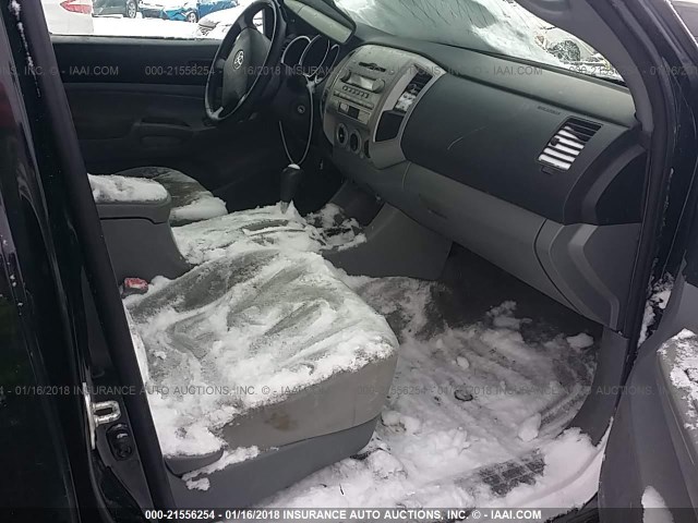 5TELU42N66Z292196 - 2006 TOYOTA TACOMA DOUBLE CAB შავი ფოტო 5