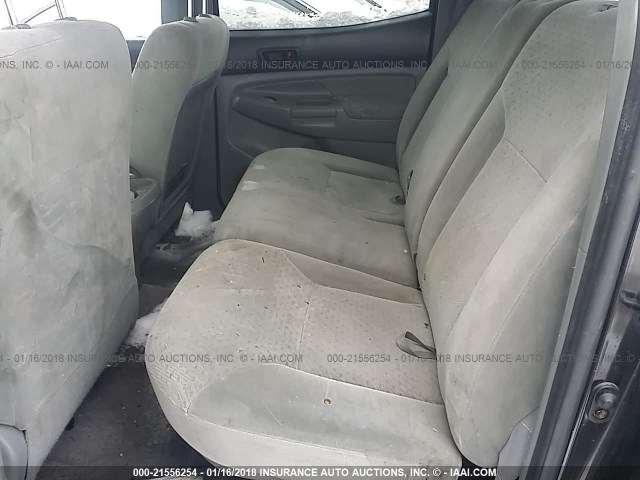 5TELU42N66Z292196 - 2006 TOYOTA TACOMA DOUBLE CAB შავი ფოტო 8