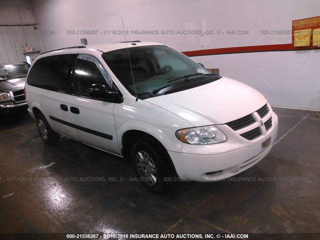 1D4GP24R86B735078 - 2006 DODGE GRAND CARAVAN SE WHITE photo 1